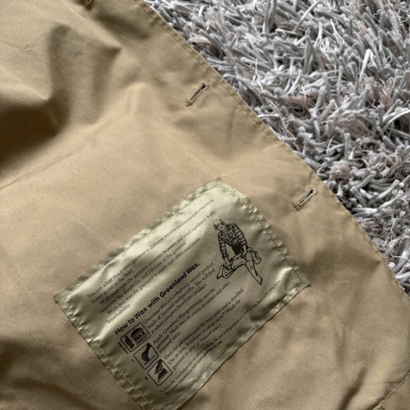 Fjallraven Travel Blazer G-1000 Cotton Utility Field Jacket Pockets Tan Sz XL - Picture 11 of 13